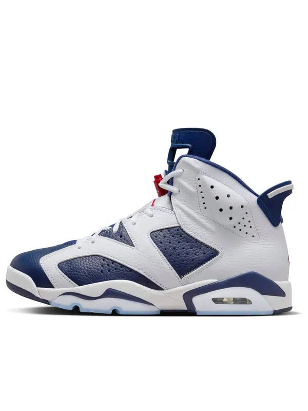 Кроссовки 6 ретро Air Jordan — изображение 1 из 4, белый/синий