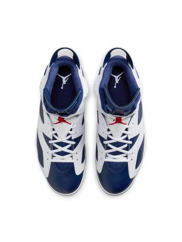 Кроссовки 6 ретро Air Jordan — изображение 3 из 4, белый/синий