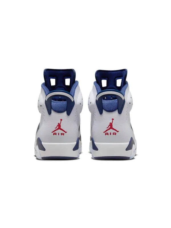 Кроссовки 6 ретро Air Jordan — изображение 4 из 4, белый/синий
