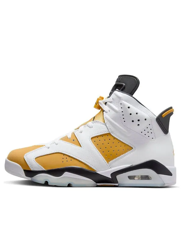 Кроссовки Air Jordan 6 Retro 'Yellow Ochre' — изображение 1 из 4, белый/желтый/черный