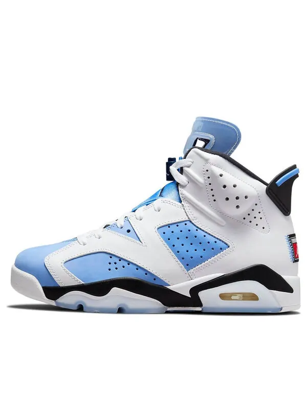 Кроссовки 6 retro 'unc home' Air Jordan — изображение 1 из 4, белый/синий