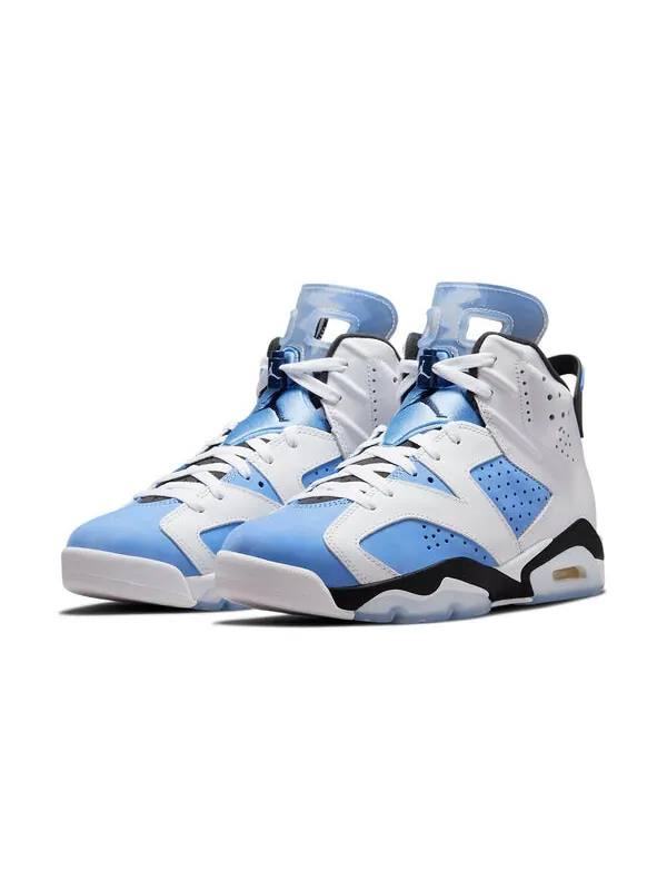 Кроссовки 6 retro 'unc home' Air Jordan — изображение 3 из 4, белый/синий