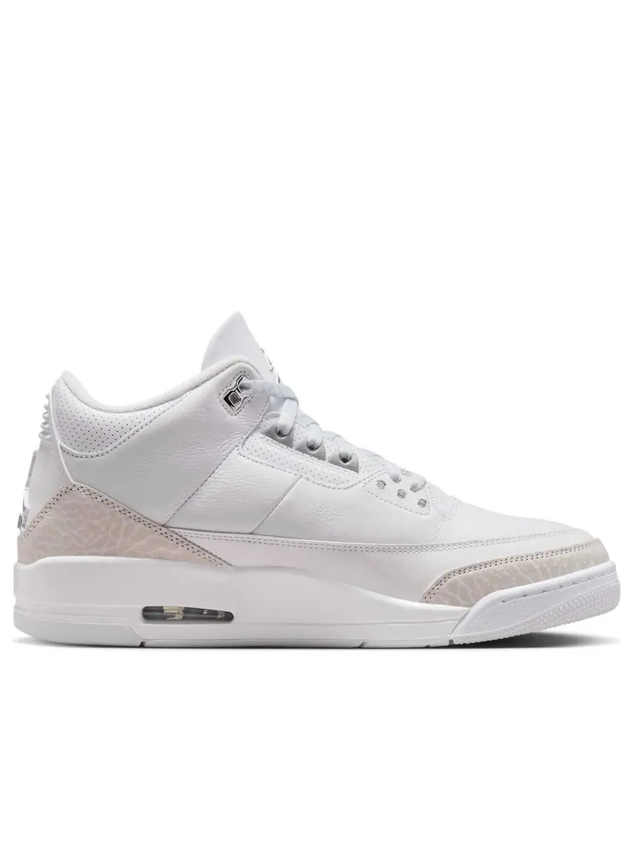 Кроссовки Air Jordan 3 'Pure Money' — изображение 2 из 6, белый