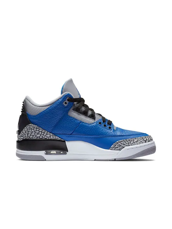 Кроссовки 3 retro 'varsity royal' Air Jordan — изображение 2 из 4, серый