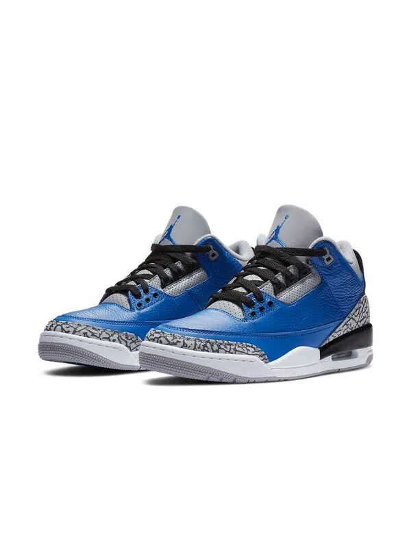 Кроссовки 3 retro 'varsity royal' Air Jordan — изображение 3 из 4, серый