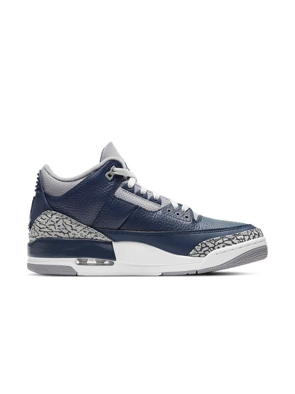 Кроссовки 3 ретро Air Jordan — изображение 2 из 4, темно-синий/серый/белый