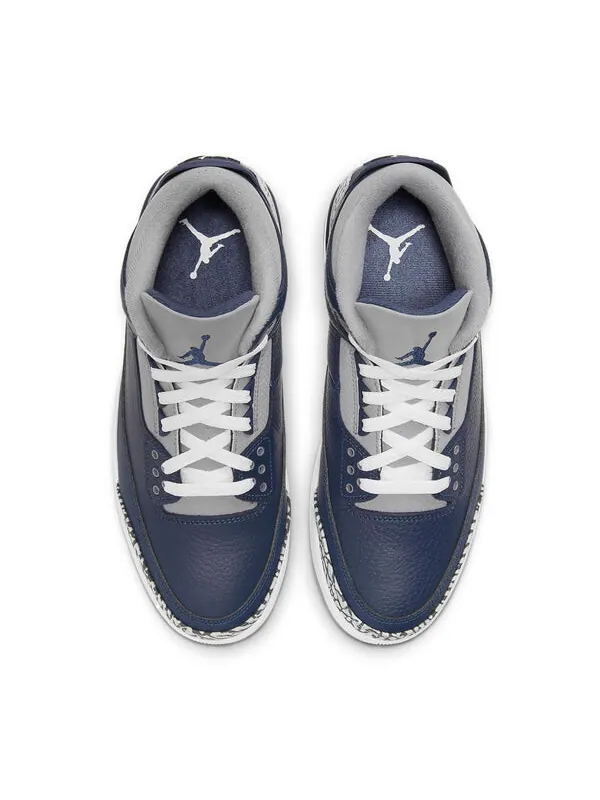 Кроссовки 3 ретро Air Jordan — изображение 4 из 4, темно-синий/серый/белый