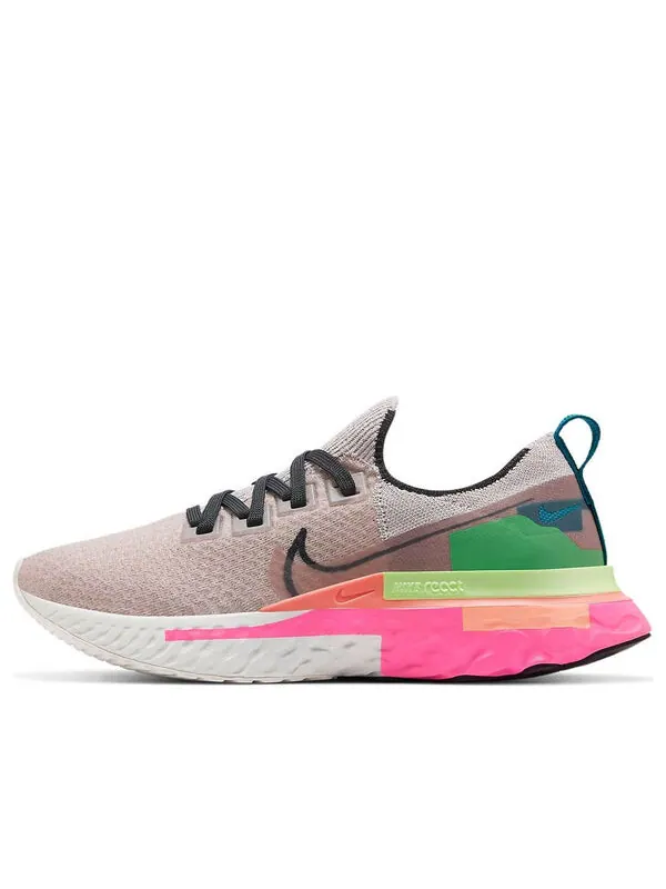 Кроссовки React Infinity Run Flyknit Premium Nike — изображение 1 из 4, розовый