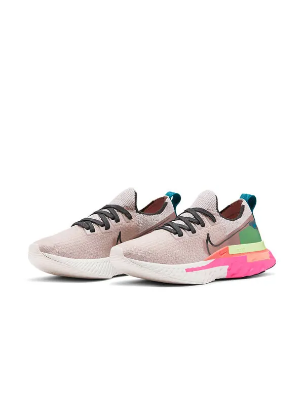 Кроссовки React Infinity Run Flyknit Premium Nike — изображение 3 из 4, розовый
