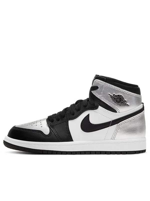 Кроссовки 1 ретро высокие og Air Jordan — изображение 1 из 4, серебряный