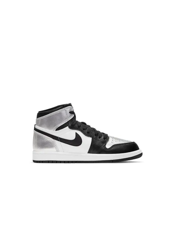 Кроссовки 1 ретро высокие og Air Jordan — изображение 2 из 4, серебряный