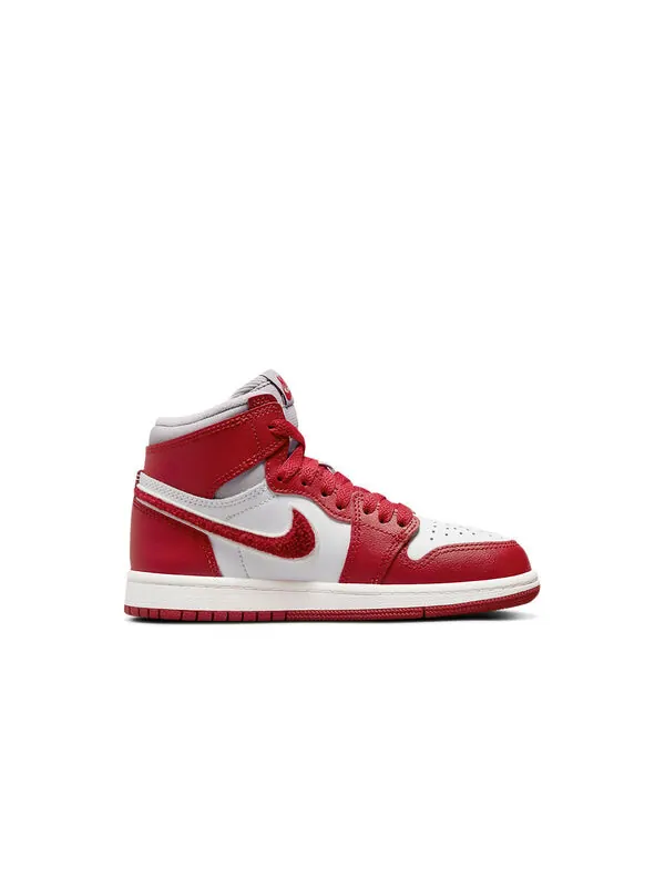 Кроссовки 1 retro high og 'newstalgia chenille' Air Jordan — изображение 2 из 4, светлый/красный