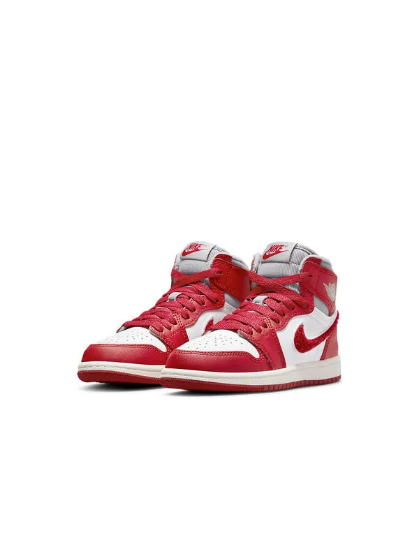 Кроссовки 1 retro high og 'newstalgia chenille' Air Jordan — изображение 3 из 4, светлый/красный