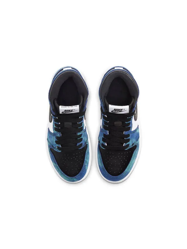 Кроссовки 1 ретро высокие og Air Jordan — изображение 4 из 4, зеленый