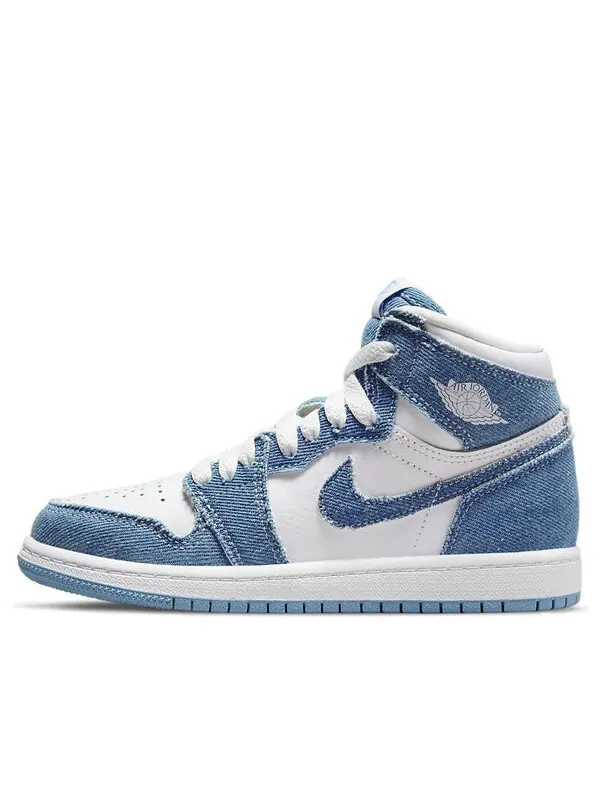 Кроссовки 1 retro high og 'denim' Air Jordan — изображение 1 из 4, белый/синий