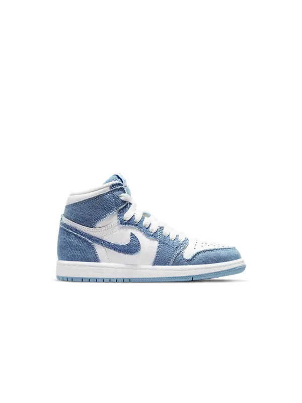 Кроссовки 1 retro high og 'denim' Air Jordan — изображение 2 из 4, белый/синий