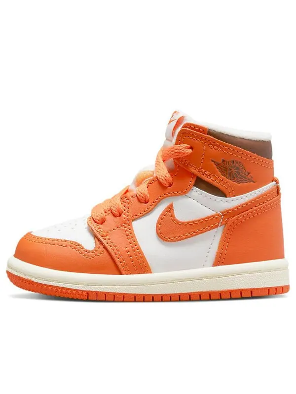 Кроссовки 1 высокий og Air Jordan — изображение 1 из 4, белый/оранжевый