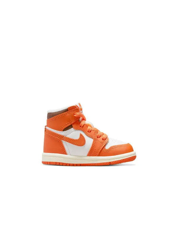 Кроссовки 1 высокий og Air Jordan — изображение 2 из 4, белый/оранжевый