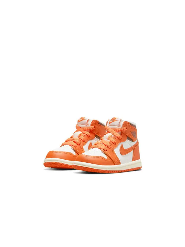 Кроссовки 1 высокий og Air Jordan — изображение 3 из 4, белый/оранжевый