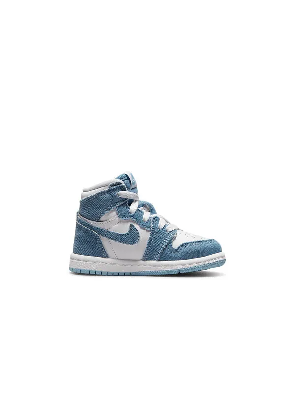 Кроссовки 1 retro high og 'denim' Air Jordan — изображение 2 из 4, белый/синий