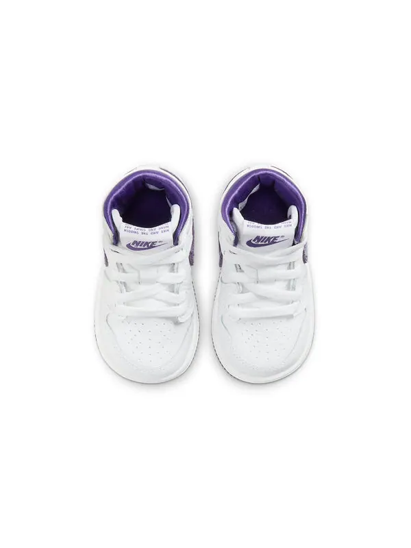 Кроссовки 1 ретро высокие og Air Jordan — изображение 4 из 4, белый/фиолетовый