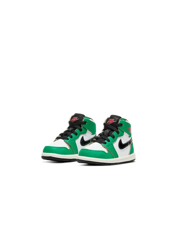 Кроссовки 1 ретро высокие og Air Jordan — изображение 3 из 4, зеленый