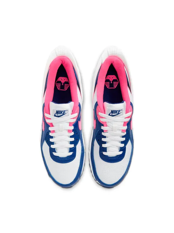 Кроссовки air max 90 flyease Nike — изображение 4 из 4, синий/розовый