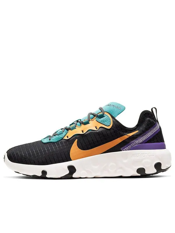 Кроссовки renew element 55 premium Nike — изображение 1 из 4, черный//фиолетовый