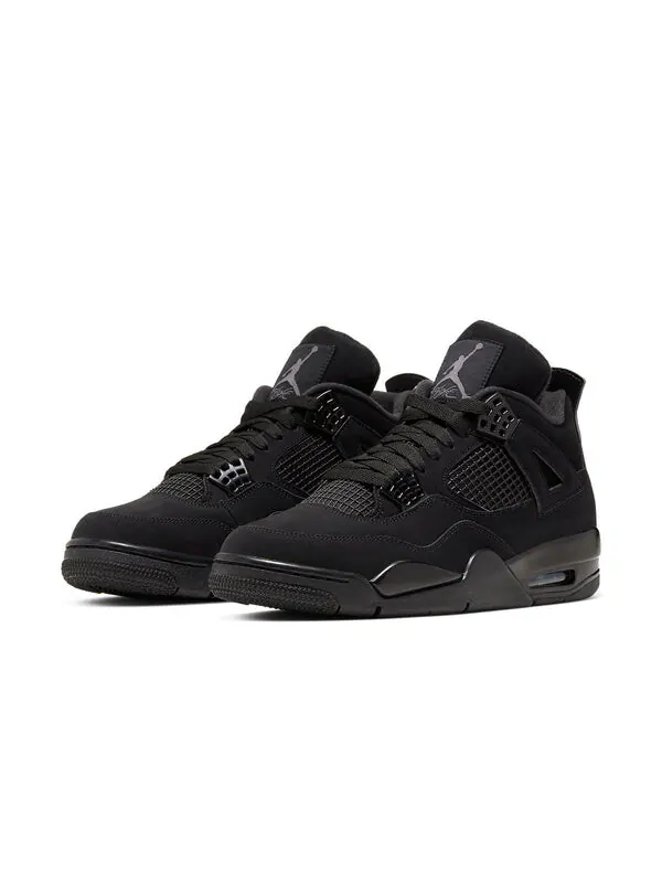 Кроссовки 4 ретро Air Jordan — изображение 3 из 4, черный/черный