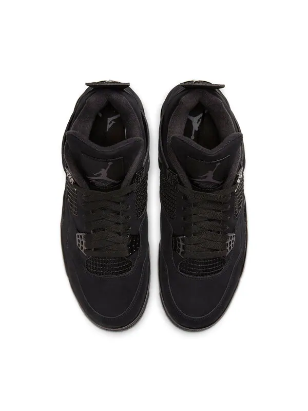 Кроссовки 4 ретро Air Jordan — изображение 4 из 4, черный/черный