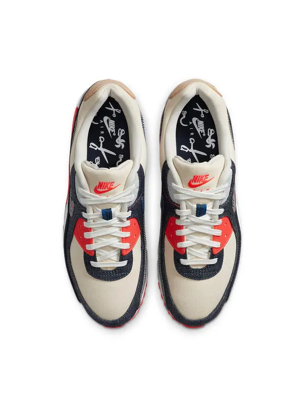 Кроссовки denham x air max 90 Nike — изображение 4 из 4, синий