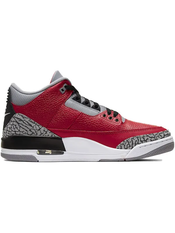 Кроссовки 3 ретро se Air Jordan — изображение 2 из 4, красный/серый