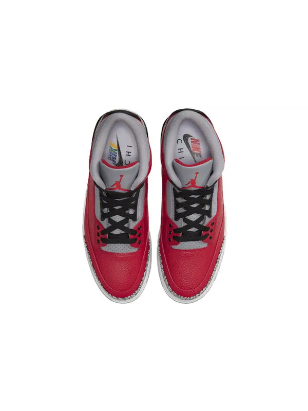 Кроссовки 3 ретро se Air Jordan — изображение 4 из 4, красный/серый