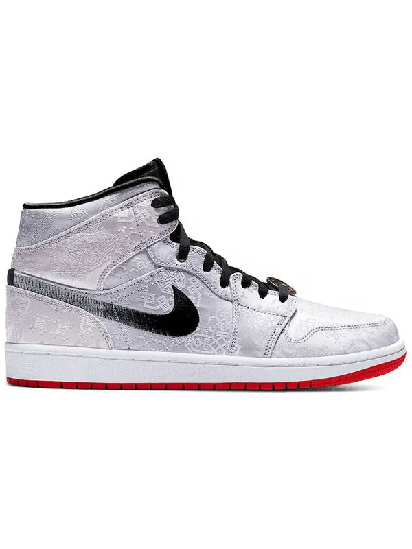 Кроссовки 1 mid x clot Air Jordan — изображение 2 из 4