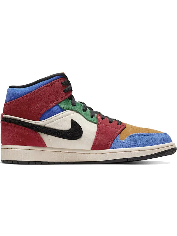 Кроссовки 1 mid x blue the great Air Jordan — изображение 2 из 4, мульти
