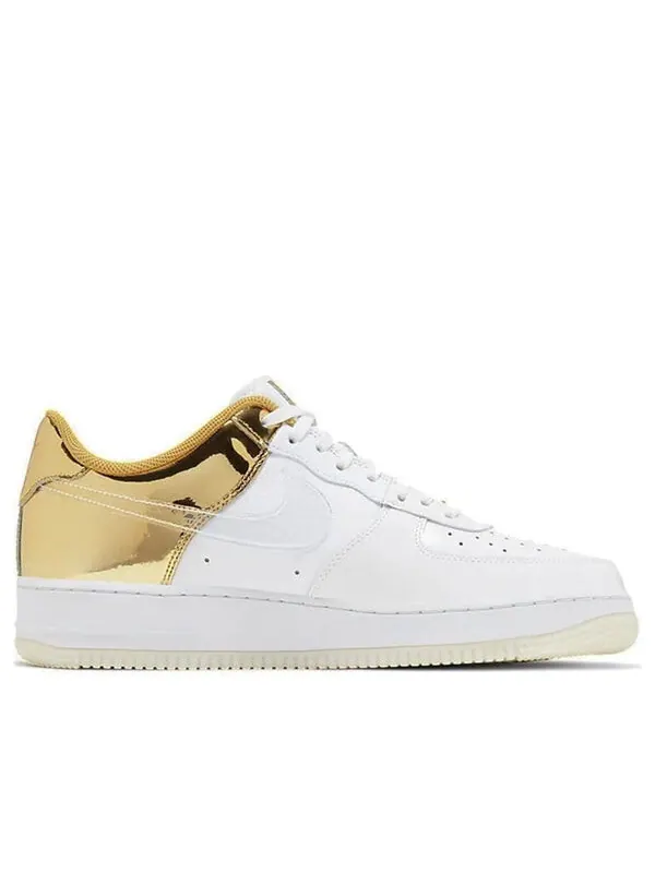Кроссовки air force 1 '07 prm 'shanghai' Nike — изображение 2 из 4, белый/золотистый