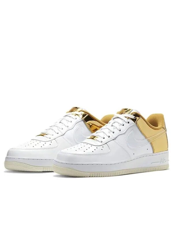 Кроссовки air force 1 '07 prm 'shanghai' Nike — изображение 3 из 4, белый/золотистый