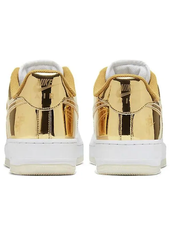 Кроссовки air force 1 '07 prm 'shanghai' Nike — изображение 4 из 4, белый/золотистый