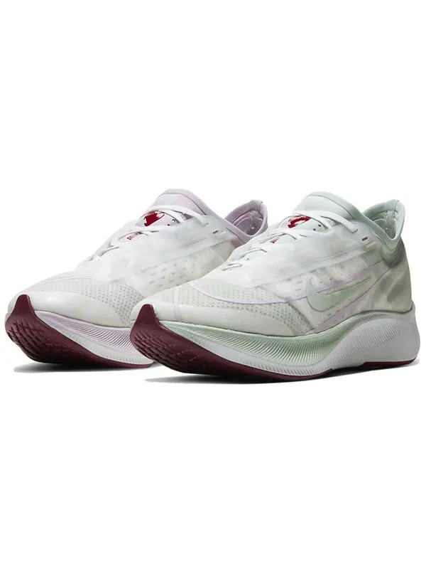 Кроссовки зум флай 3 Nike — изображение 3 из 4, белый/красный