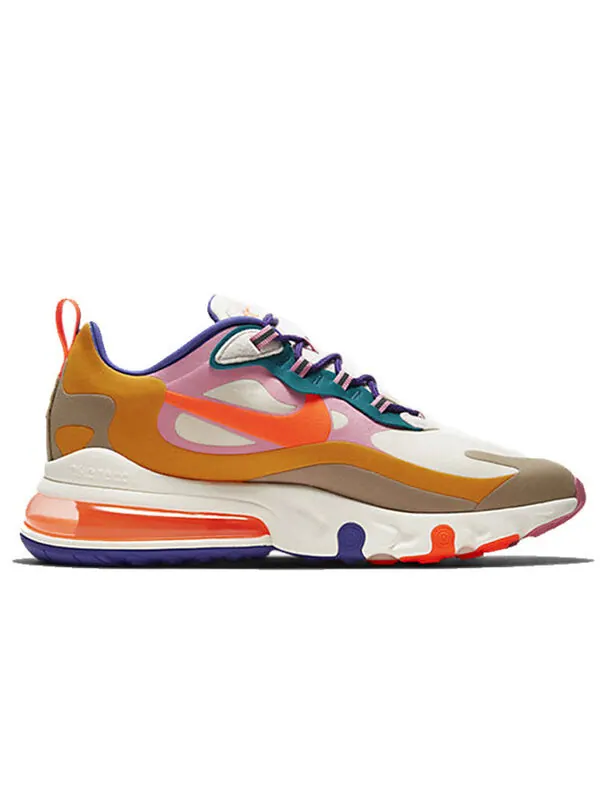 Кроссовки air max 270 react Nike — изображение 2 из 4, синий/оранжевый