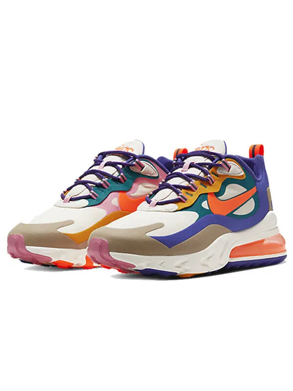 Кроссовки air max 270 react Nike — изображение 3 из 4, синий/оранжевый