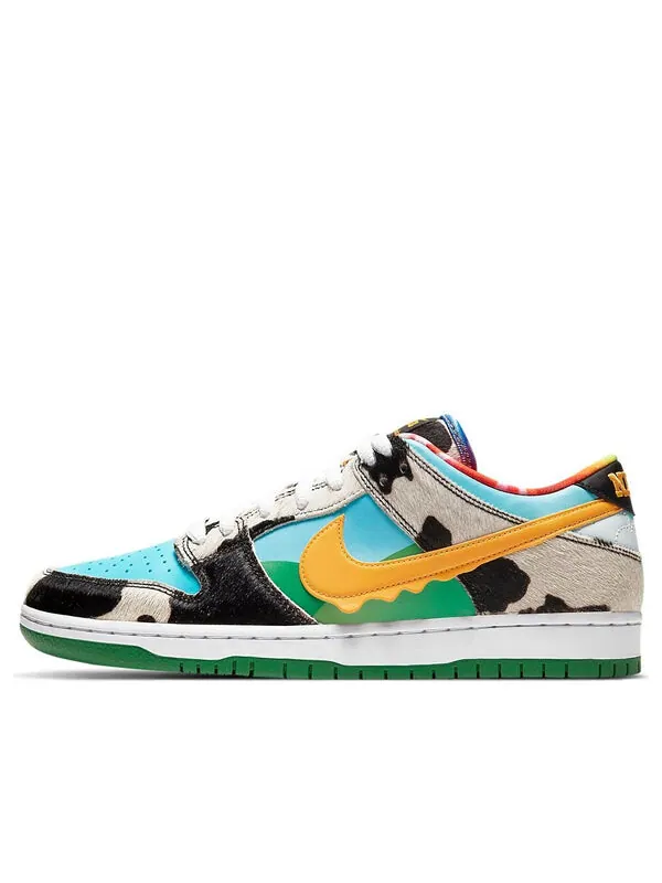 Кроссовки x ben & jerry's sb dunk low 'chunky dunky' Nike — изображение 1 из 4, белый//черный/золотистый