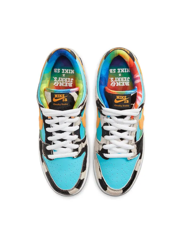 Кроссовки x ben & jerry's sb dunk low 'chunky dunky' Nike — изображение 4 из 4, белый//черный/золотистый