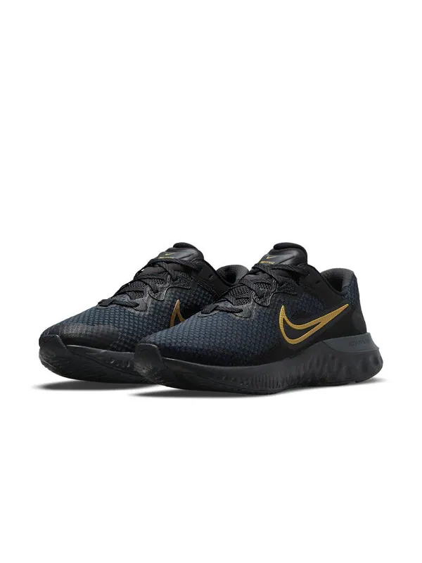 Кроссовки renew run 2 Nike — изображение 3 из 4, черный/золотистый