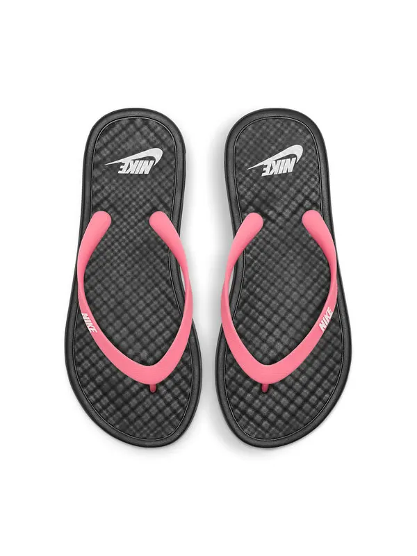 Тапочки on deck 'black sunset pulse' Nike — изображение 3 из 4, черный/розовый