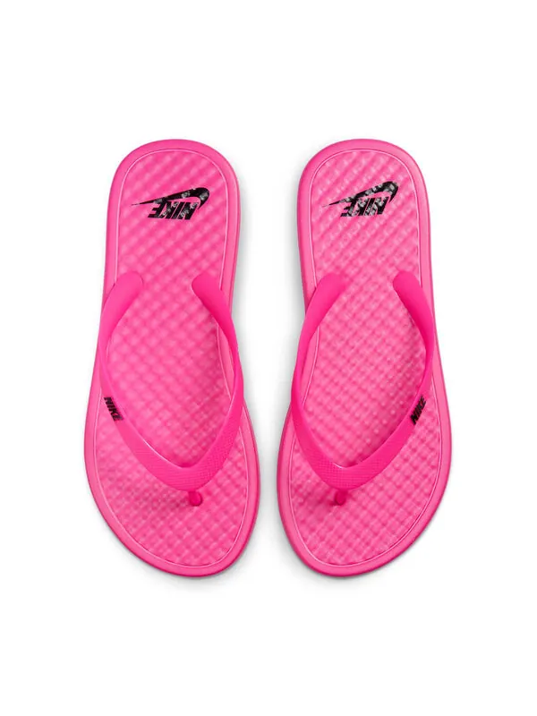 Тапочки on deck slide 'pink prime' Nike — изображение 3 из 4, розовый/белый/черный