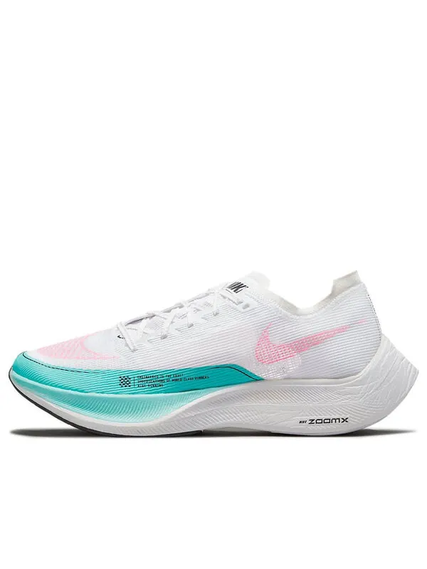 Кроссовки zoomx vaporfly next% 2 Nike — изображение 1 из 4, белый/зеленый/розовый