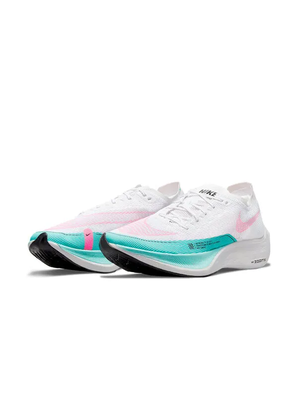 Кроссовки zoomx vaporfly next% 2 Nike — изображение 3 из 4, белый/зеленый/розовый