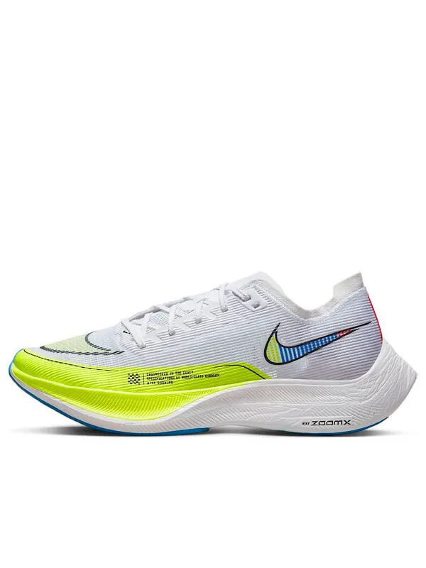Кроссовки zoomx vaporfly next% 2 Nike — изображение 1 из 4, белый/желтый/синий