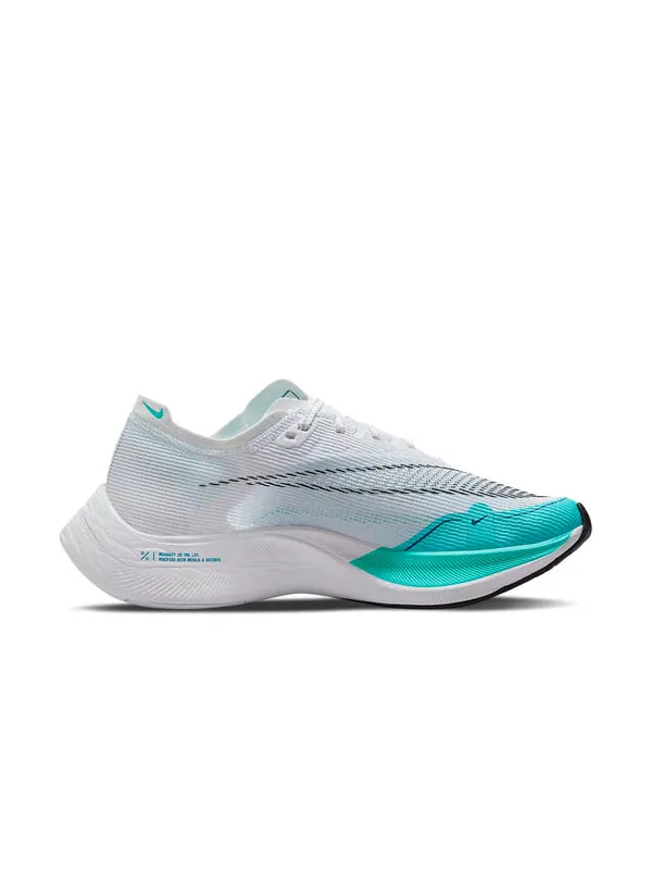 Кроссовки zoomx vaporfly next% 2 Nike — изображение 2 из 4, белый/зеленый//черный